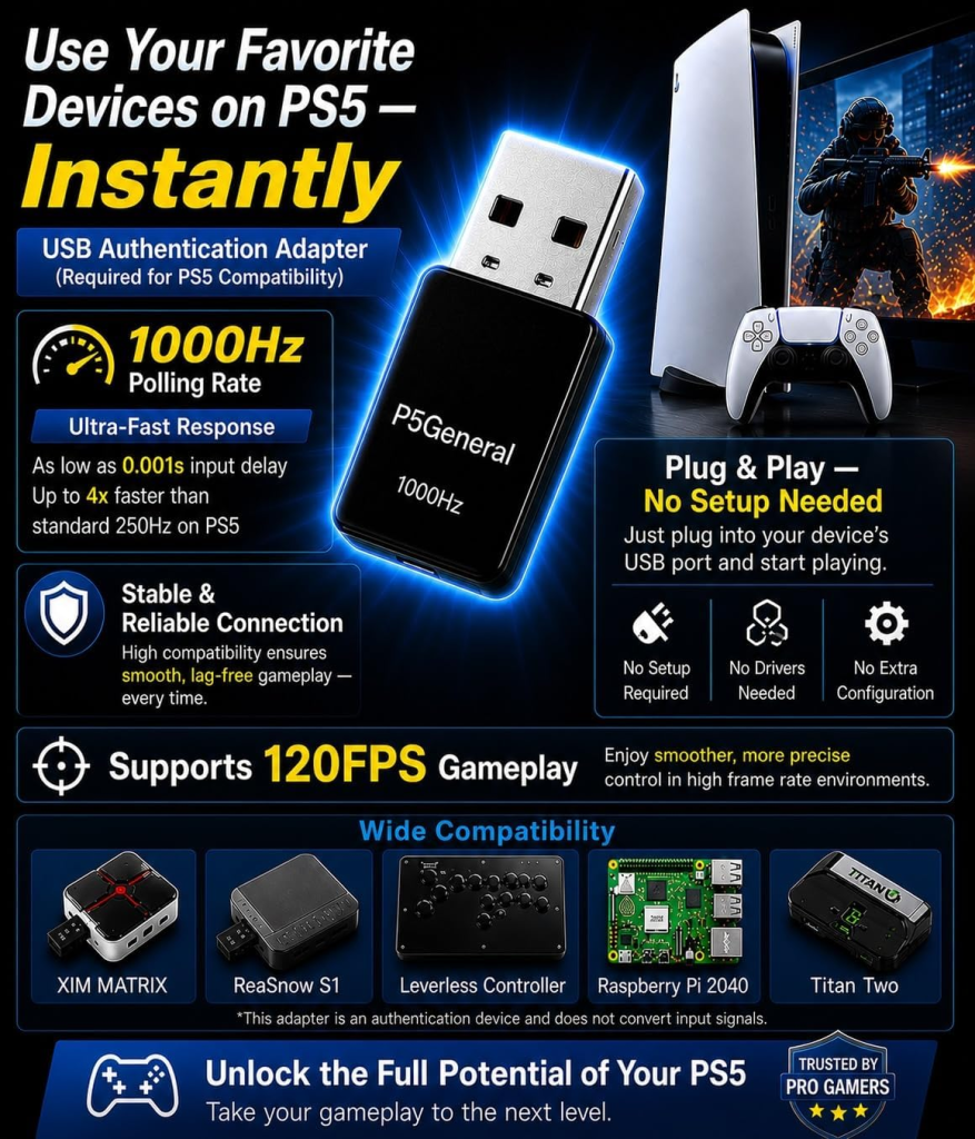 USB Adaptor Gaming Converter PS5 - Image 2